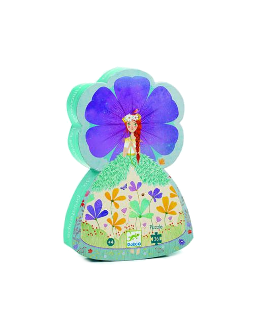A princesa da primavera - PUZZLE SILHUETA 36 PEÇAS DJECO