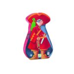O pirata e o seu tesouro - PUZZLE SILHUETA 36 PEÇAS
