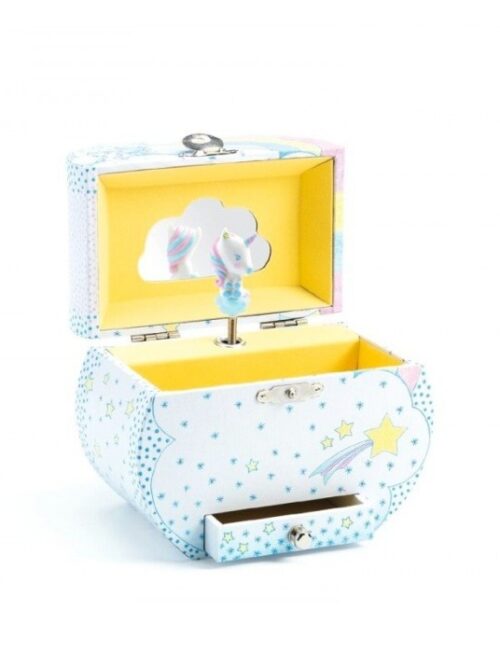 Caixa de jóias musical unicórnio - Djeco