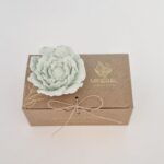 Peónia média verde - Cerâmica Perfumada da Mineral Organic Crafts