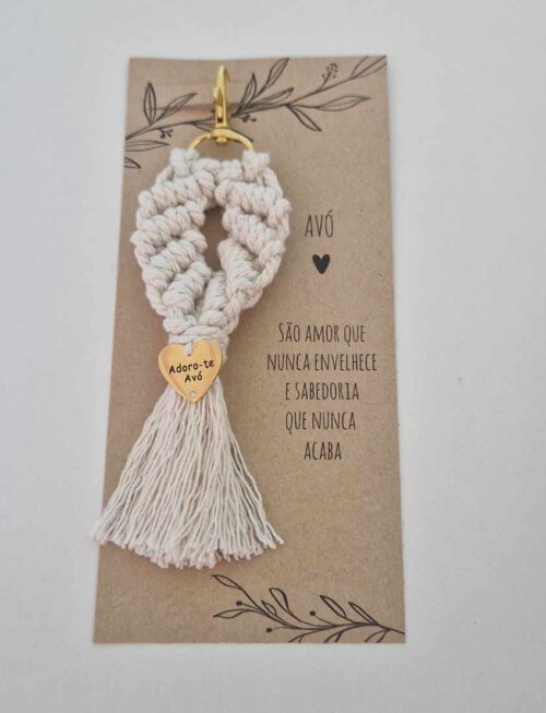 Porta chaves -  Adoro-te Avó