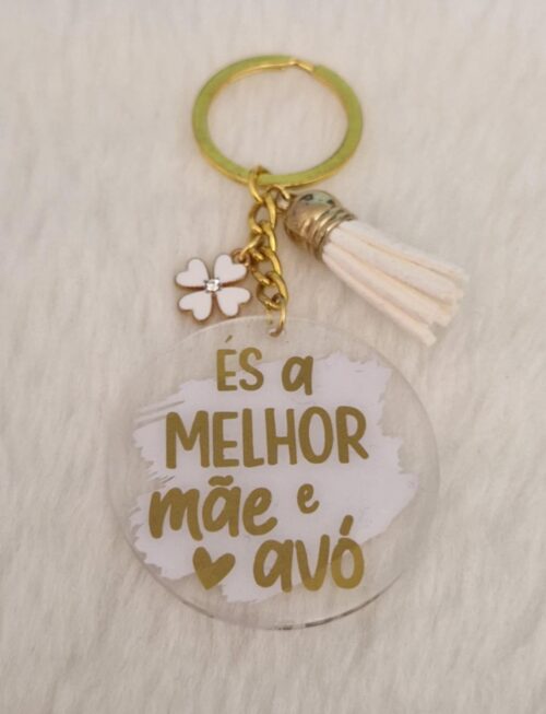 Porta chaves - És a melhor Mãe e Avó