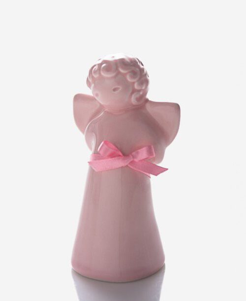 Anjinho com mãos nas costas - Rosa Malva