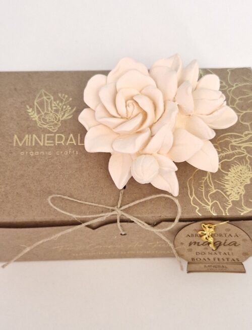 Rebento de gardénia alaranjado -  Mineral Organic Crafts