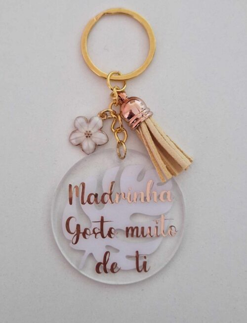 Porta Chaves -  Madrinha Gosto muito de ti