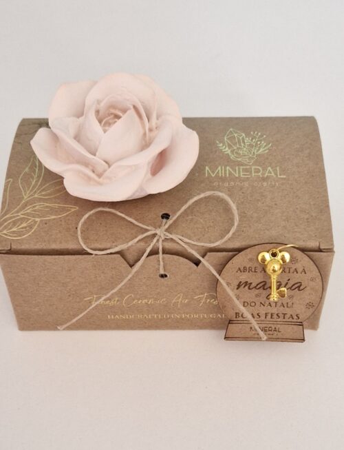 Rosa coral - Cerâmica Perfumada da Mineral Organic Crafts
