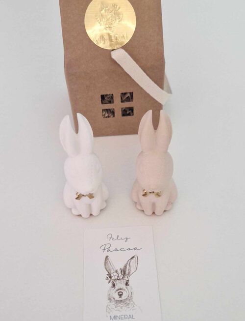 Coelhinho 3D - Cerâmica Perfumada da Mineral Organic Crafts