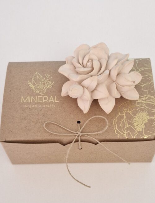 Rebento de gardénia bege -  Mineral Organic Crafts