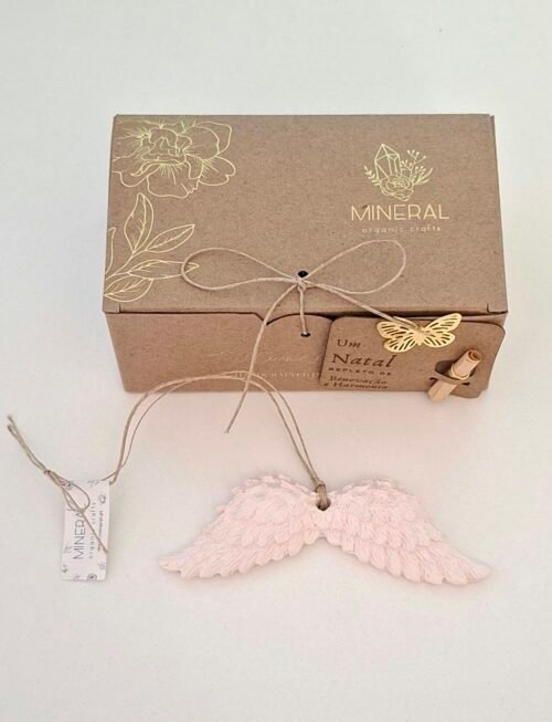 Asinhas de Anjo Rosa - Cerâmica Perfumada da Mineral Organic Crafts