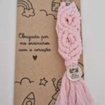 Porta chaves em macramé - Educadora
