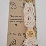 Porta chaves em macramé - Auxiliar