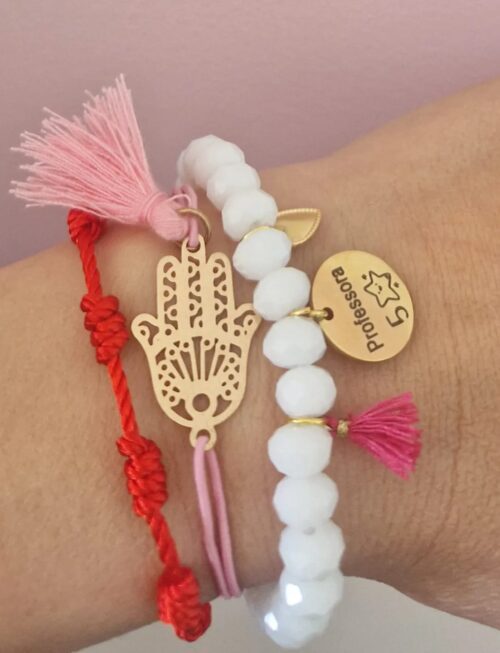 Pulseiras Educadora Auxiliar e Professora