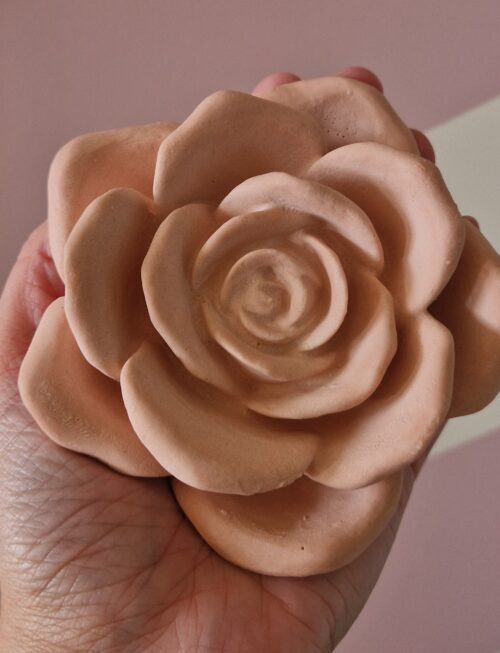 Rosa XL coral - Mineral Organic Crafts
