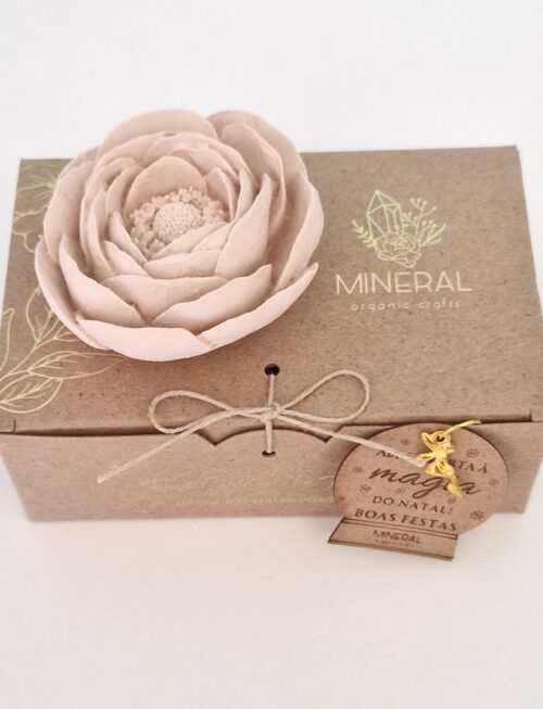 Ranúnculo Bege - Cerâmica Perfumada da Mineral Organic Crafts