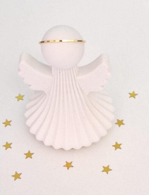 Anjo formato Pavlova - Cerâmica Perfumada da Mineral Organic Crafts