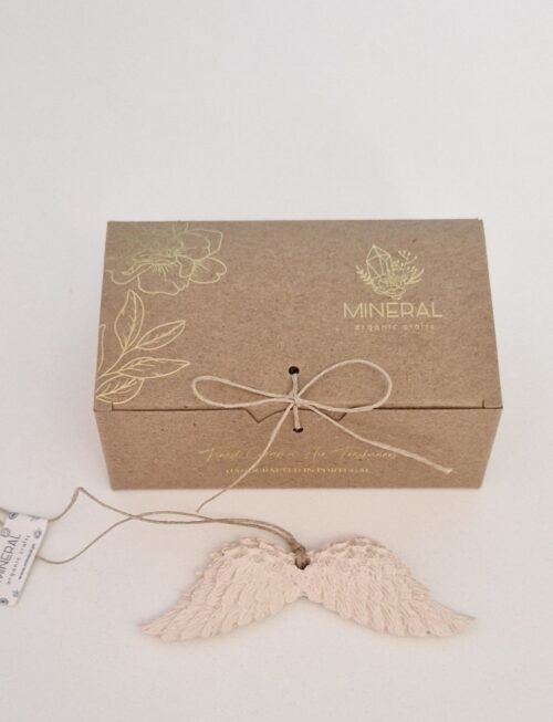 Asinhas de Anjo Bege - Cerâmica Perfumada da Mineral Organic Crafts