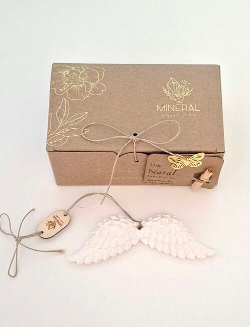 Asinhas de Anjo Branco - Cerâmica Perfumada da Mineral Organic Crafts