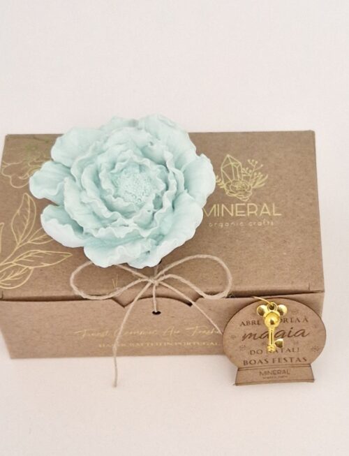 Peónia média menta - Cerâmica Perfumada da Mineral Organic Crafts