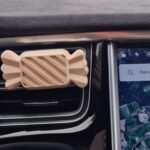 Ambientador de carro rebuçado - Cerâmica Perfumada da Mineral Organic Crafts