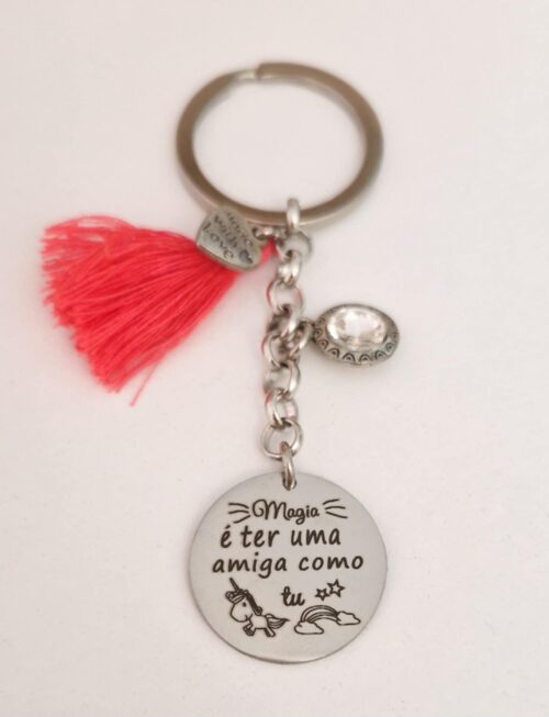 Porta chaves - Magia é ter uma amiga como tu