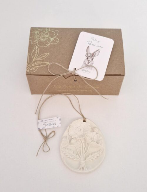 Ovo branco - Cerâmica Perfumada da Mineral Organic Crafts