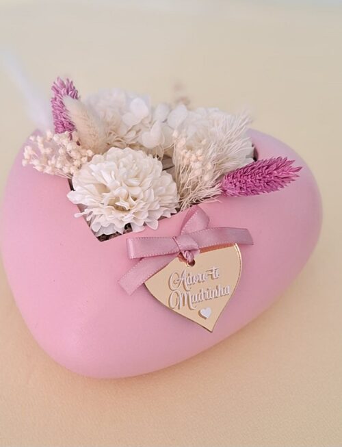 Coração com flores – Madrinha