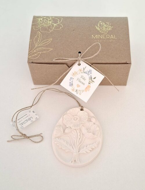 Ovo rosa claro - Cerâmica Perfumada da Mineral Organic Crafts