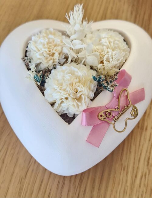 Coração com flores – Madrinha
