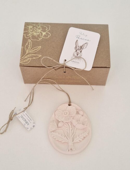 Ovo rosa claro - Cerâmica Perfumada da Mineral Organic Crafts