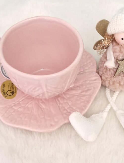 Chávena + Pires rosa by mimoso