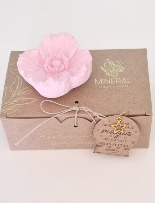 Papoila rosa - Cerâmica Perfumada da Mineral Organic Crafts
