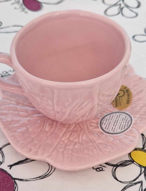 Chávena + Pires rosa by mimoso