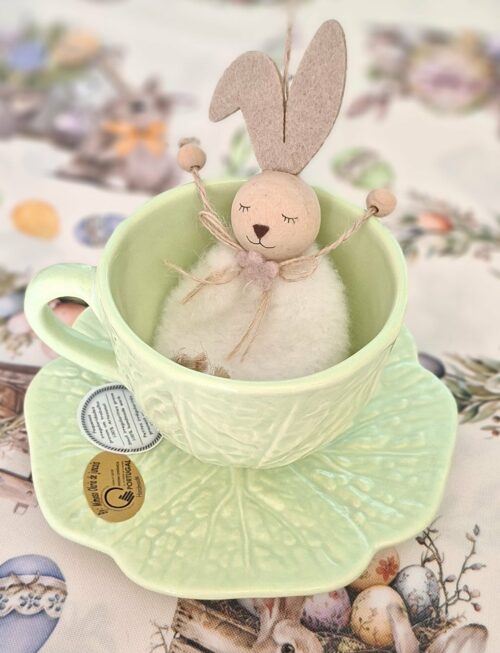 Chávena + Pires verde by Mimoso