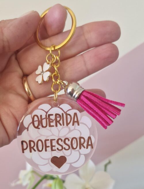 Porta chaves - Querida Professora
