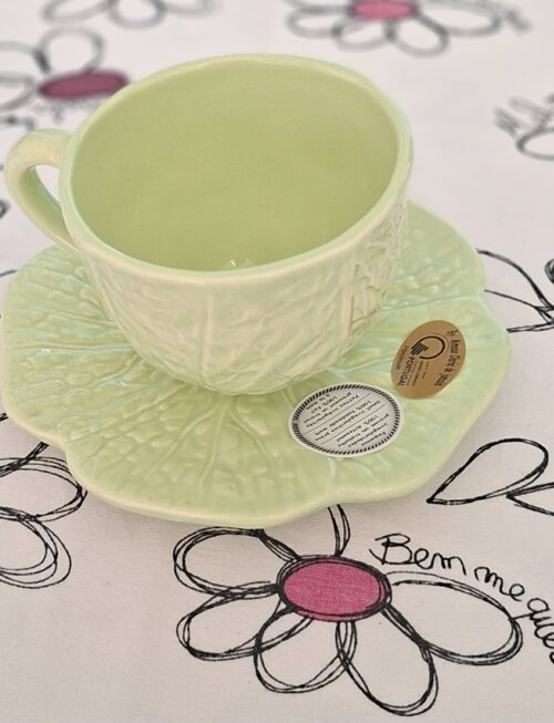 Chávena + Pires verde by Mimoso