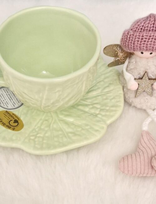 Chávena + Pires verde by Mimoso