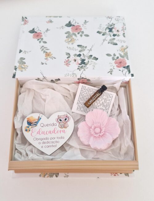 Box flor - Querida Educadora