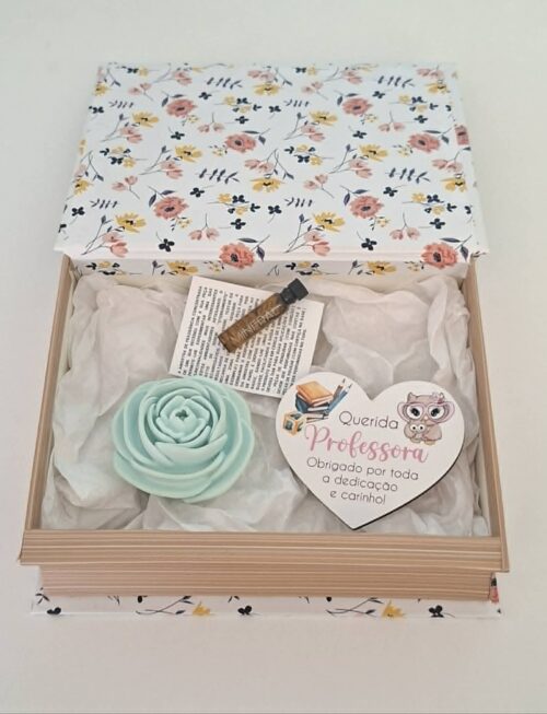 Box flor - Querida Professora