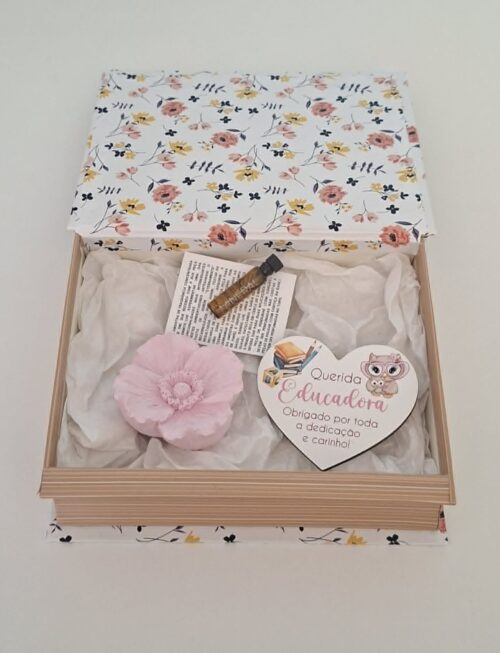 Box flor - Querida Educadora