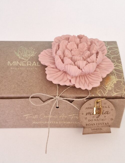 Flor de Lótus Rosa Velho - Cerâmica Perfumada da Mineral Organic Crafts