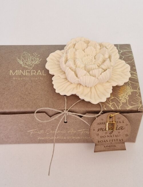 Flor de Lótus Amarela - Cerâmica Perfumada da Mineral Organic Crafts