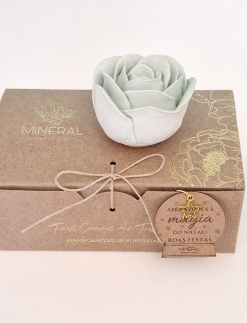 Rosa chá verde - Cerâmica Perfumada da Mineral Organic Crafts