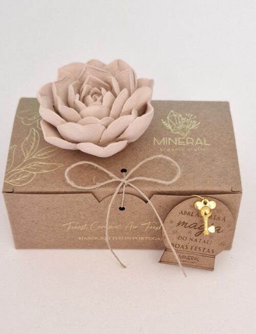 Rosa selvagem bege - Cerâmica Perfumada da Mineral Organic Crafts