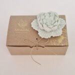 Flor de Lótus Verde - Cerâmica Perfumada da Mineral Organic Crafts