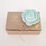 Peónia chinesa semi aberta menta - Cerâmica Perfumada da Mineral Organic Crafts