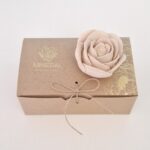 Rosa chá bege - Cerâmica Perfumada da Mineral Organic Crafts