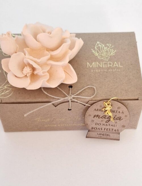 Rebento de Magnólia Laranja - Cerâmica Perfumada da Mineral Organic Crafts
