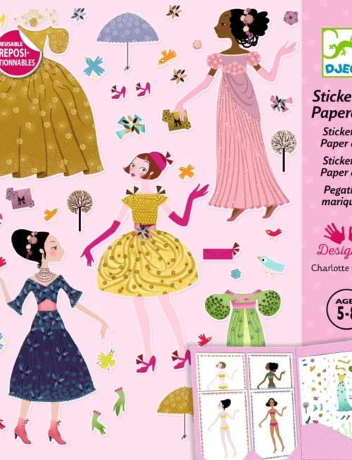 Autocolantes Reutilizáveis Dresses Season - Djeco