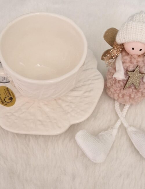 Chávena + Pires branca by mimoso