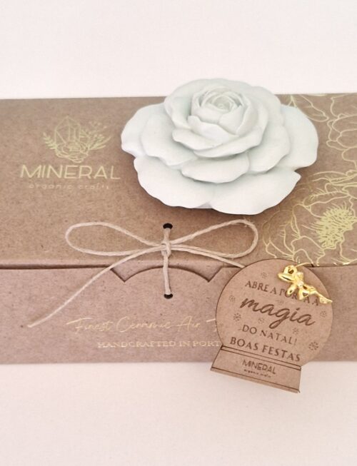 Camélia ondulada verde - Mineral Organic Crafts